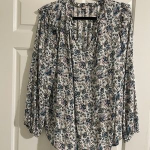 Long sleeve blouse